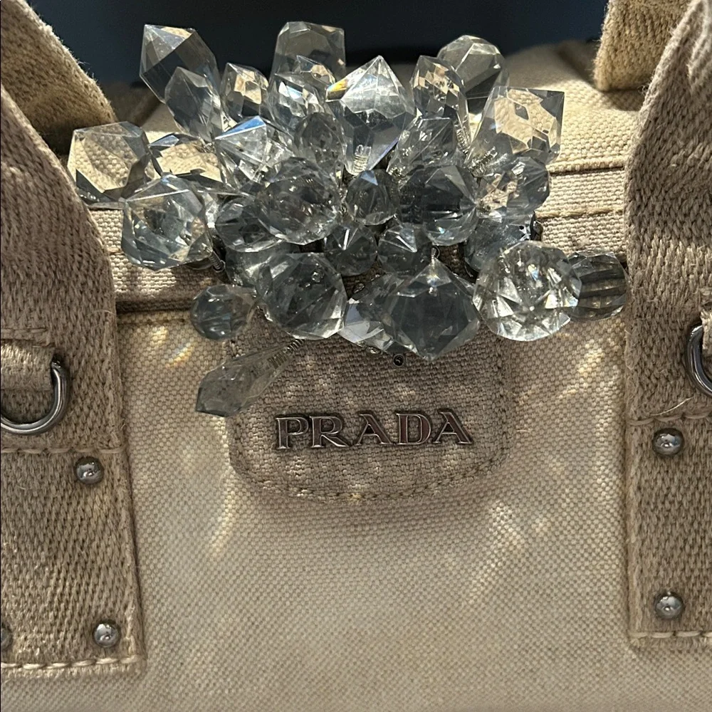 PRADA Mistolino Canvas Bag with Strap - Picture 8 of 16